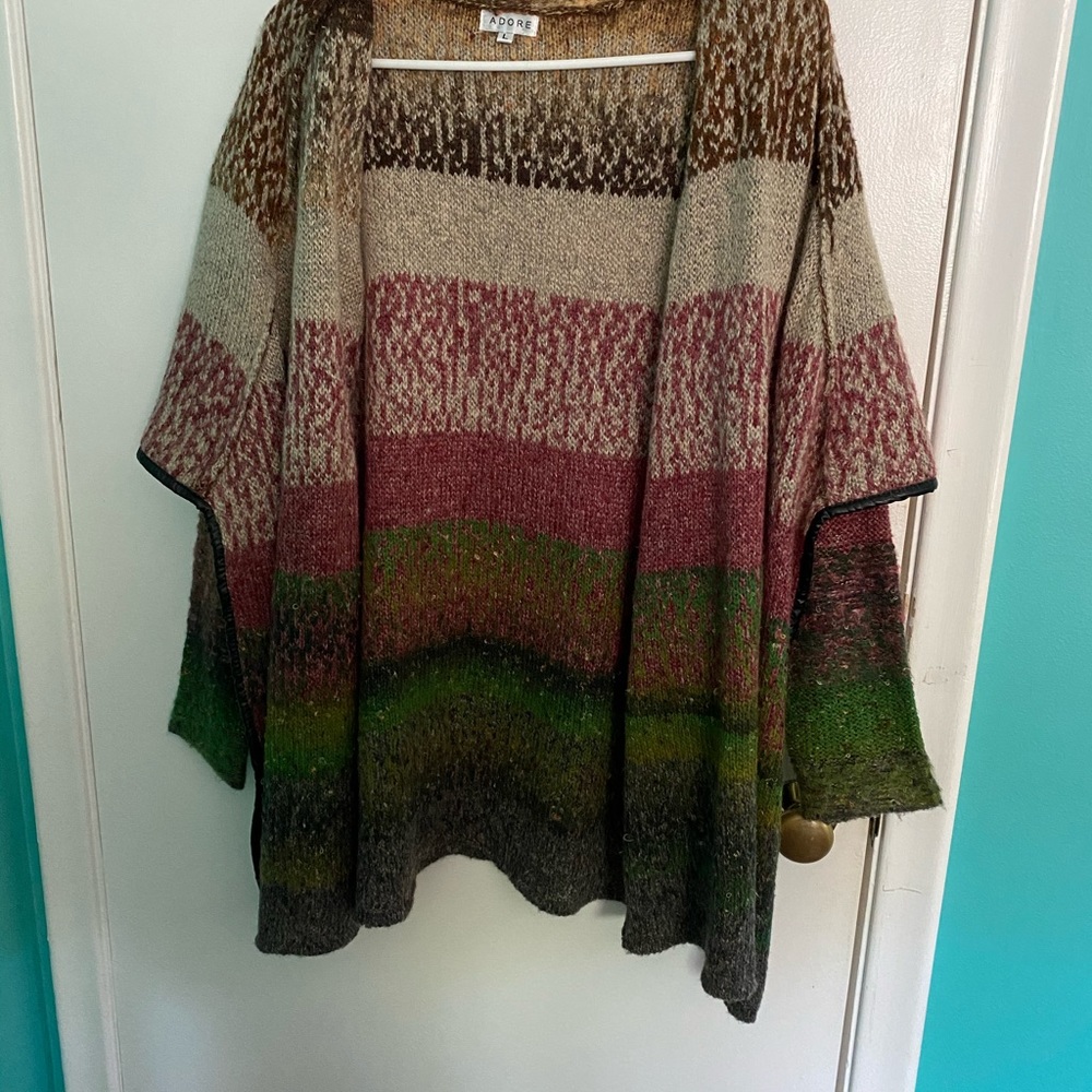 Multi colored cardigan